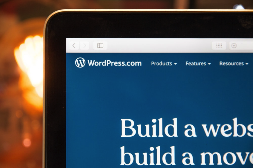 A screenshot of WordPress pulled up in a browser.